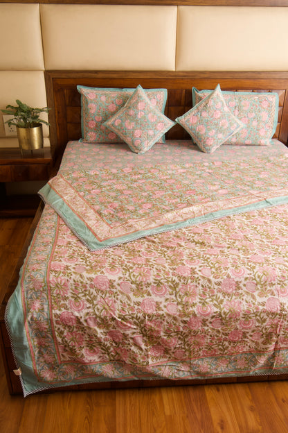 Organic Mulmul Cotton Dohar AC Blanket - Kaliyon Ka Chaman