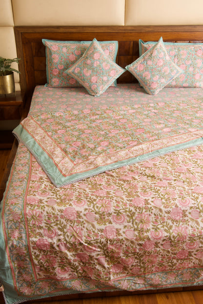 Organic Mulmul Cotton Dohar AC Blanket - Kaliyon Ka Chaman