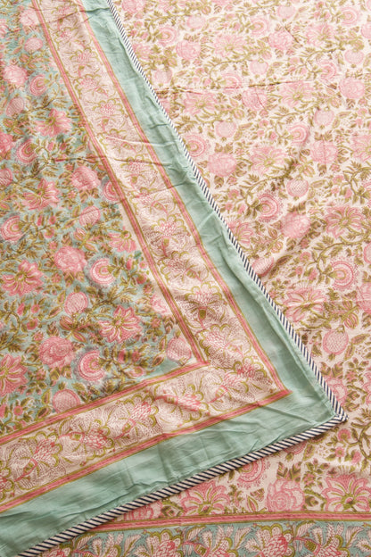 Organic Mulmul Cotton Dohar AC Blanket - Kaliyon Ka Chaman