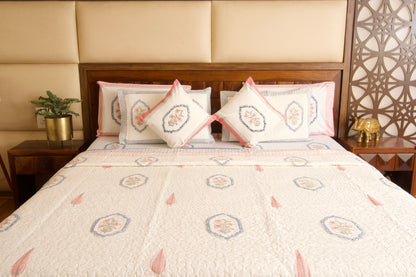 Jasmine Mirror Quilted Bedcover