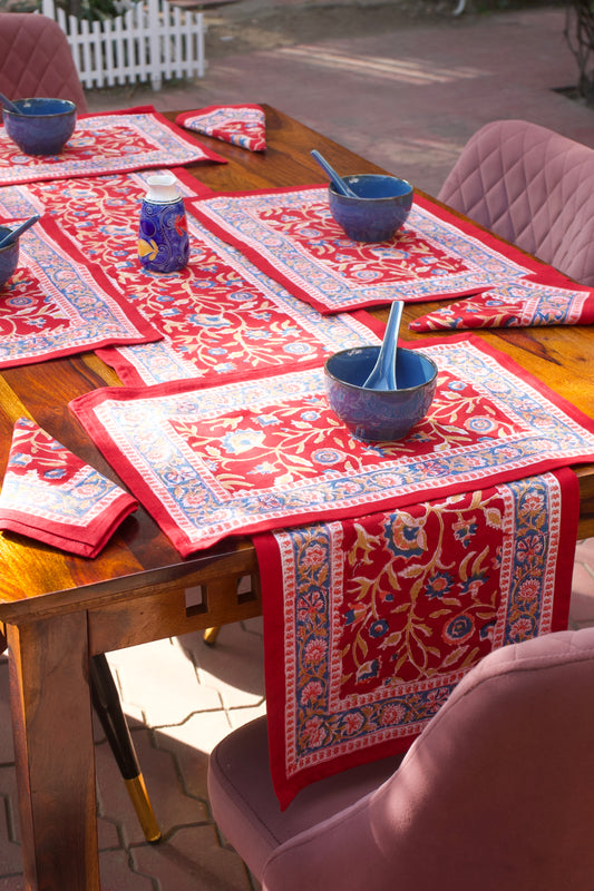 Shalimar Table Runner, Mat & Napkin Set