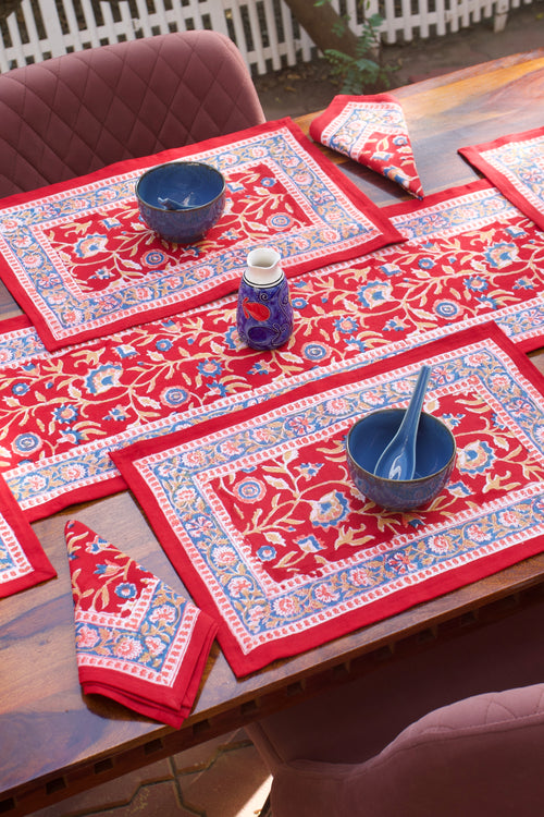 Shalimar Table Runner, Mat & Napkin Set