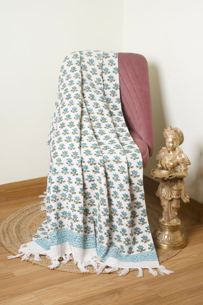 Chota Phool Tassel Throw