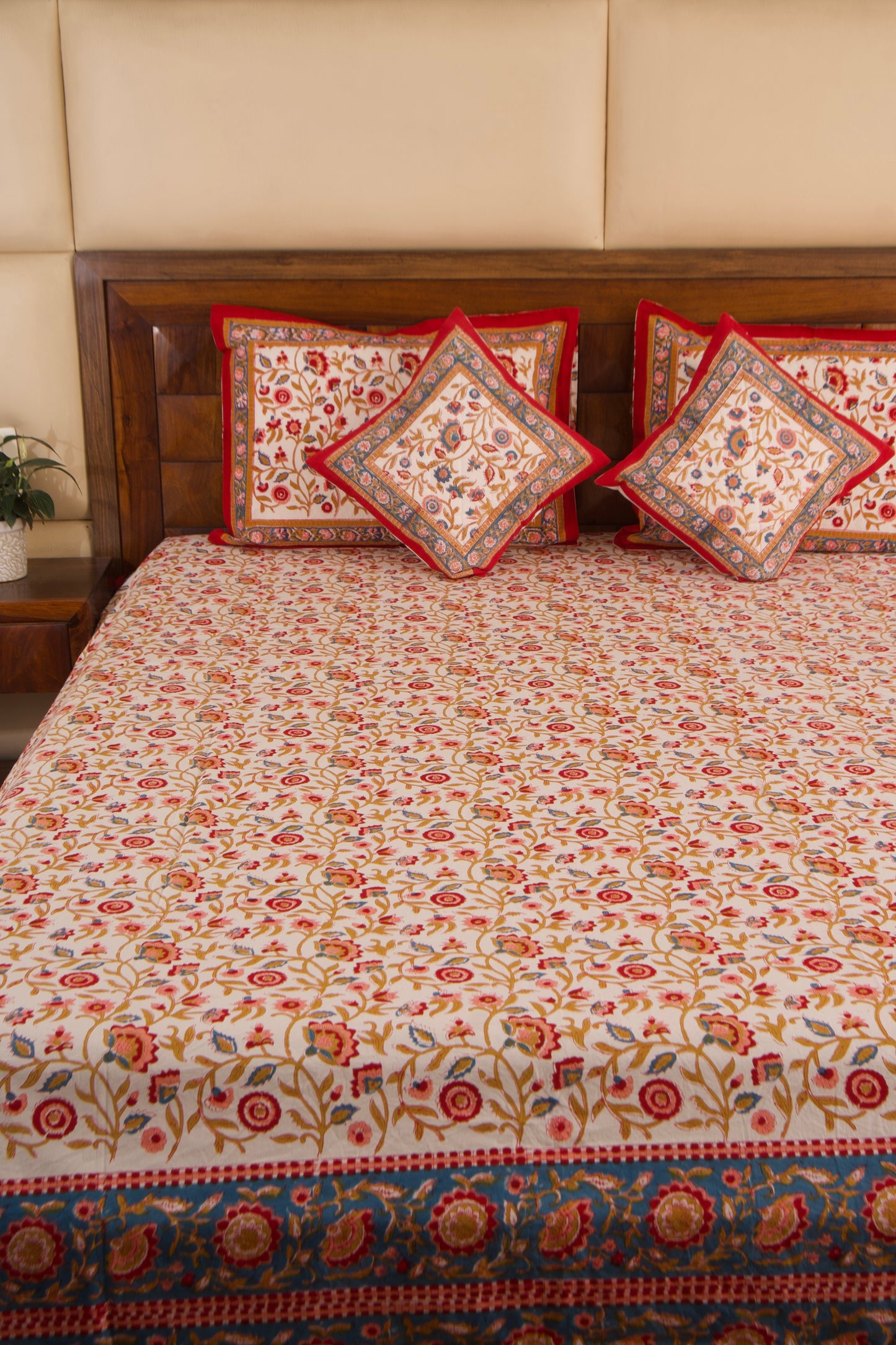 Shalimar-White Percale Cotton Bedsheet