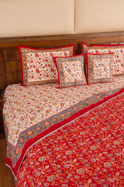 Organic Mulmul Cotton Dohar AC Blanket - Shalimar