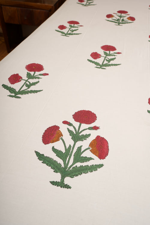 Laal Ishq Percale Cotton Bedsheet
