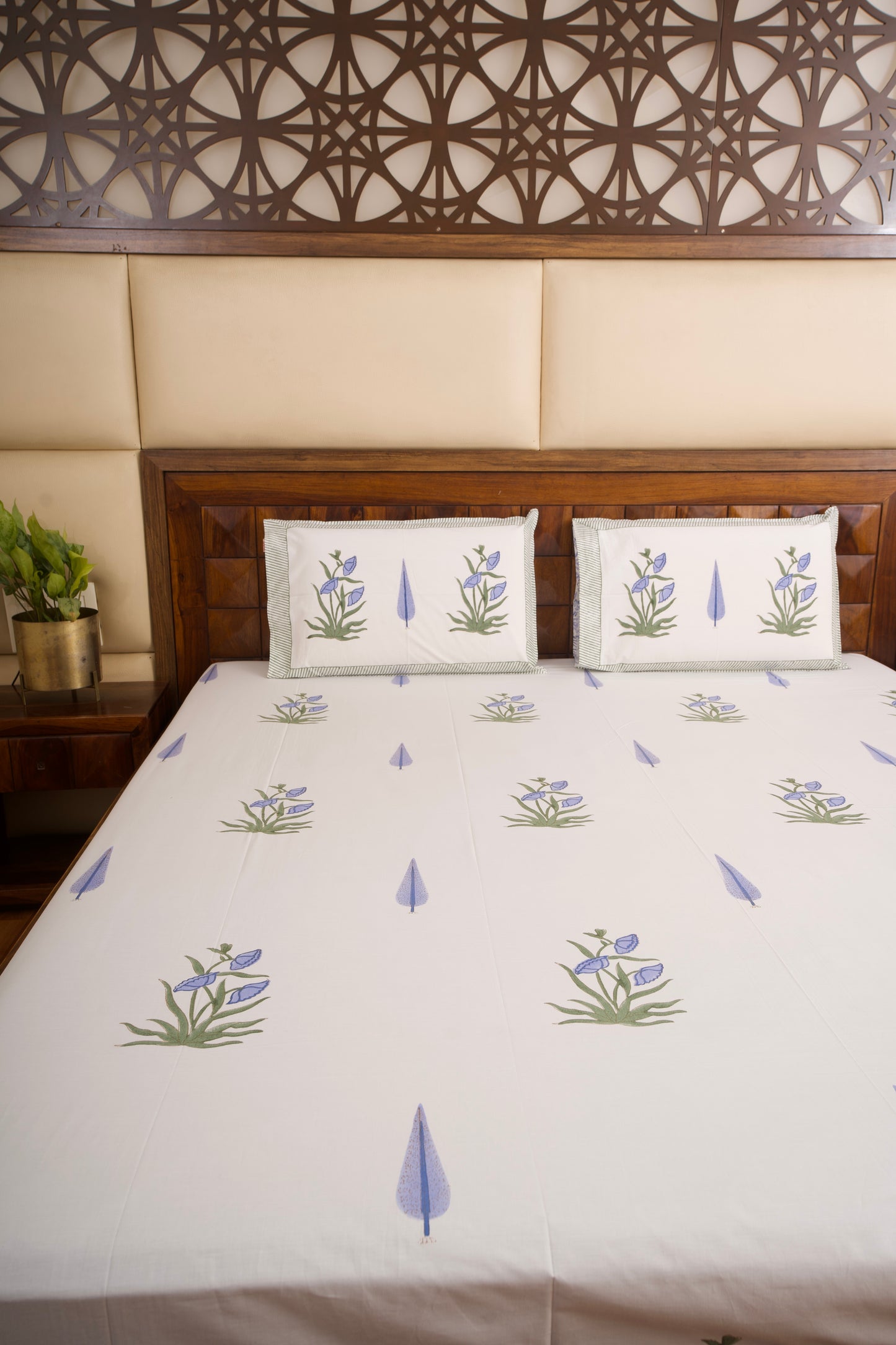 Chandra Mahal Percale Bedsheet