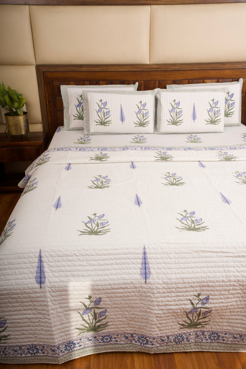 Chandra Mahal Bedsheet & Bedcover Set