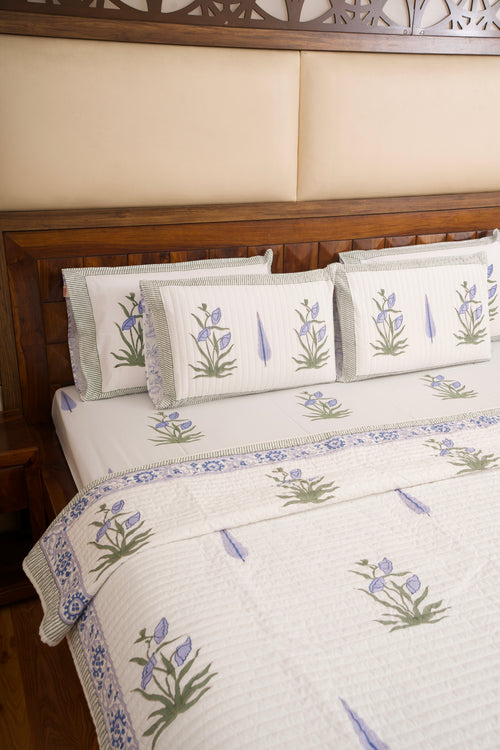 Chandra Mahal Bedsheet & Bedcover Set