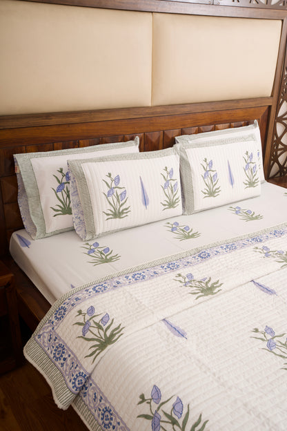 Chandra Mahal Bedsheet & Bedcover Set