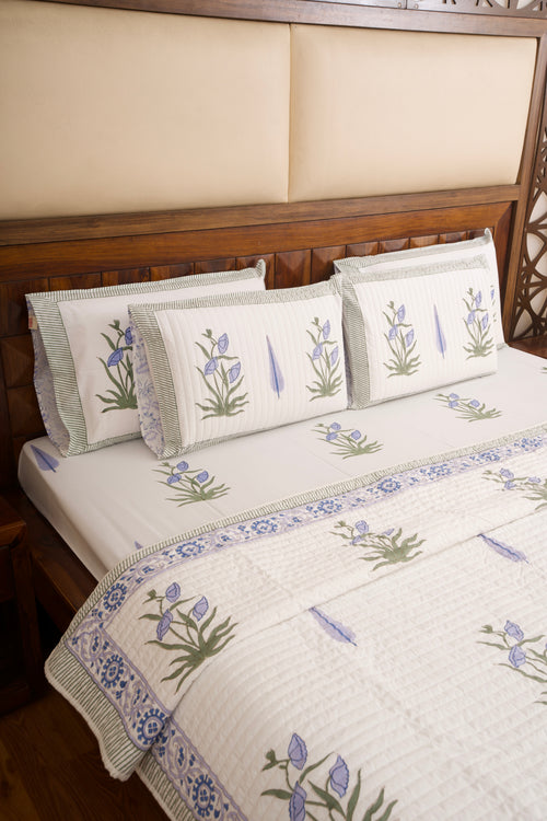Chandra Mahal Bedsheet & Bedcover Set