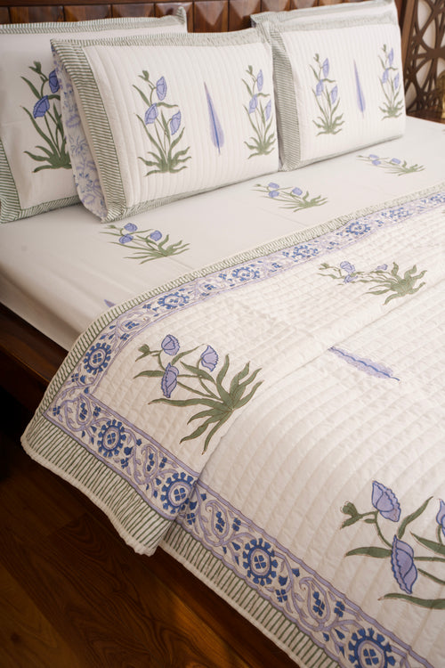 Chandra Mahal Bedsheet & Bedcover Set