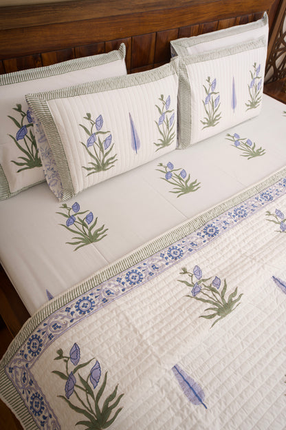 Chandra Mahal Bedsheet & Bedcover Set