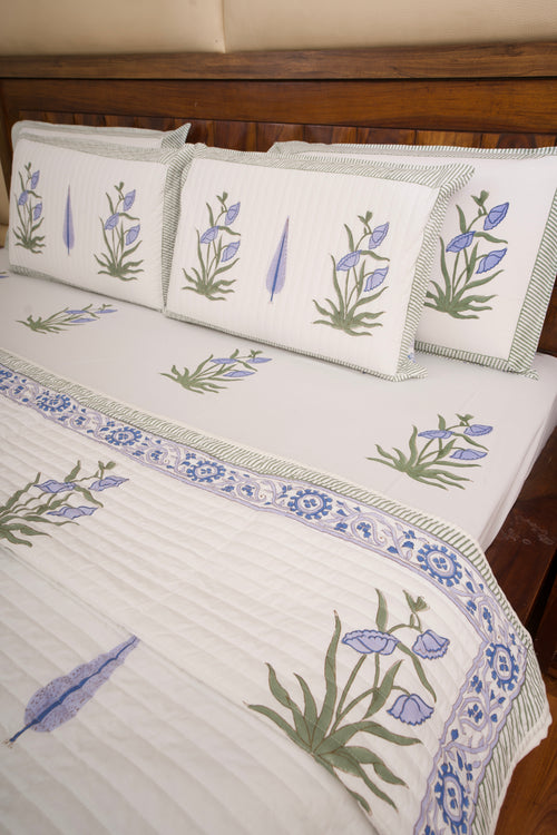 Chandra Mahal Bedsheet & Bedcover Set