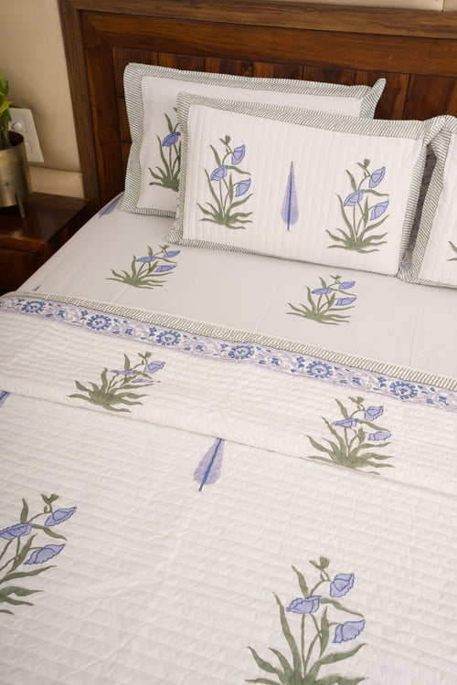Chandra Mahal Bedsheet & Bedcover Set