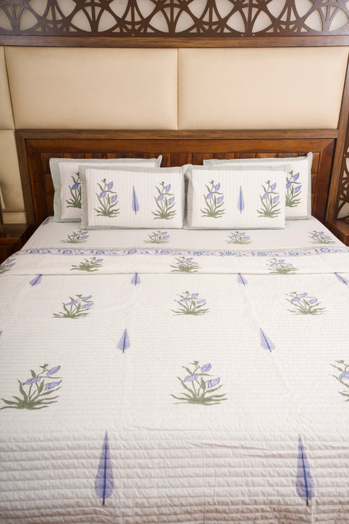 Chandra Mahal Bedsheet & Bedcover Set
