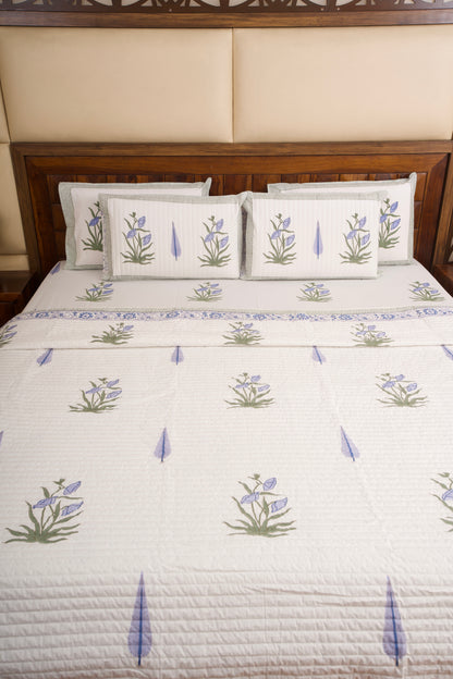 Chandra Mahal Bedsheet & Bedcover Set