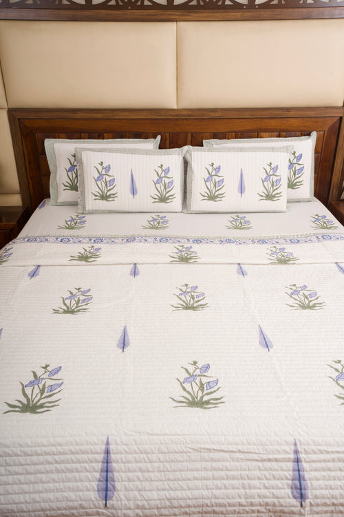 Chandra Mahal Bedsheet & Bedcover Set