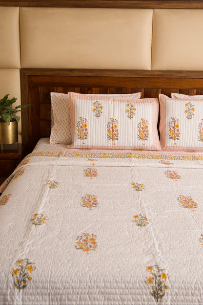 Guldasta Bedsheet & Bedcover Set