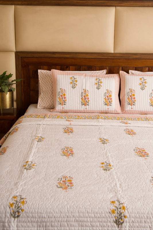 Guldasta Bedsheet & Bedcover Set