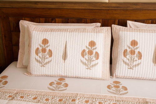 Rusty Poppy Bedsheet & Bedcover Set