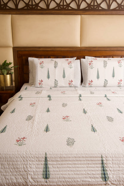 Kaner Bagh Reversible Quilted Bedcover