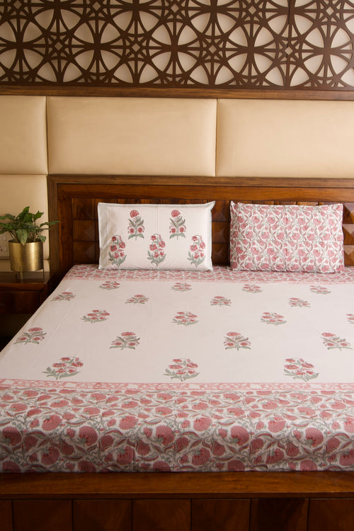 Hibiscus Bedsheet & Dohar Set