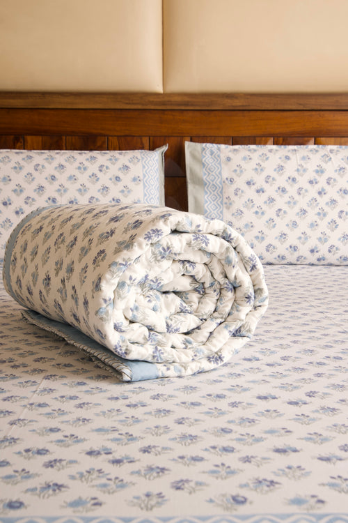 Anokha Chota Buta Bedsheet & Qulit Set-King
