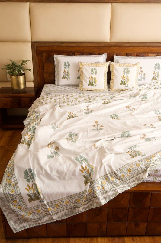 Organic Mulmul Cotton Dohar AC Blanket - Dessert Guldasta