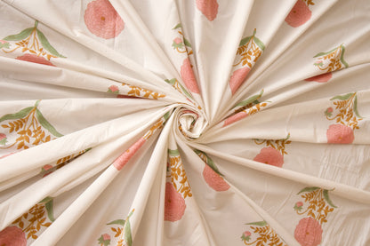Pink Marigold Bedsheet & Dohar Set
