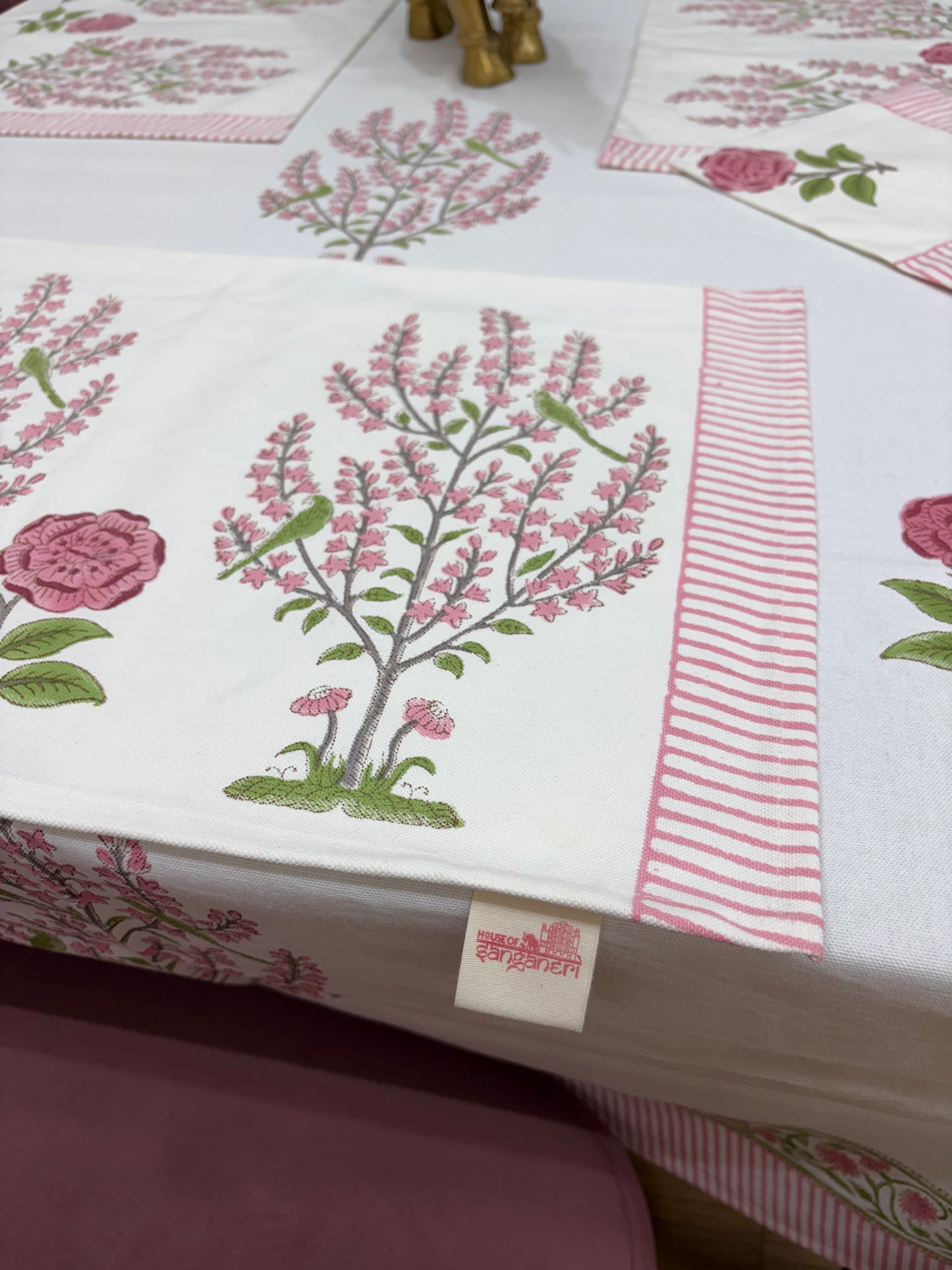 Totapuri Table Cover, Mat & Napkin Set