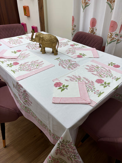 Totapuri Table Cover, Mat & Napkin Set