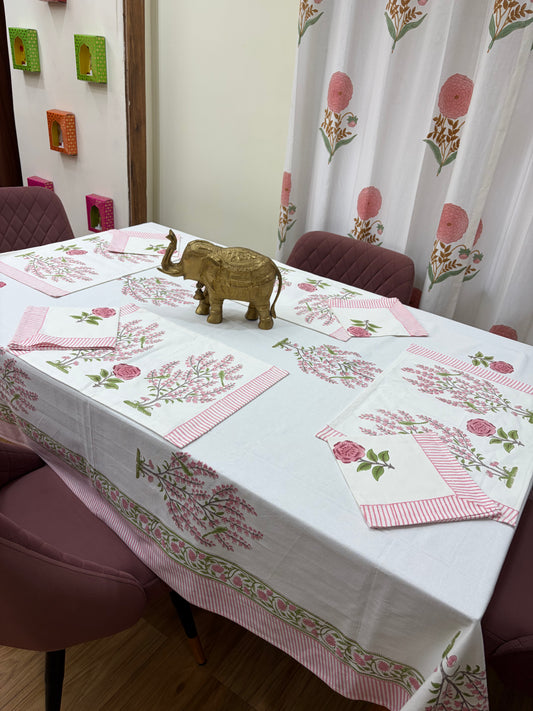 Totapuri Table Cover, Mat & Napkin Set