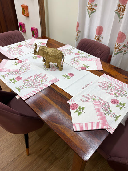 Totapuri Table Runner, Mat & Napkin Set