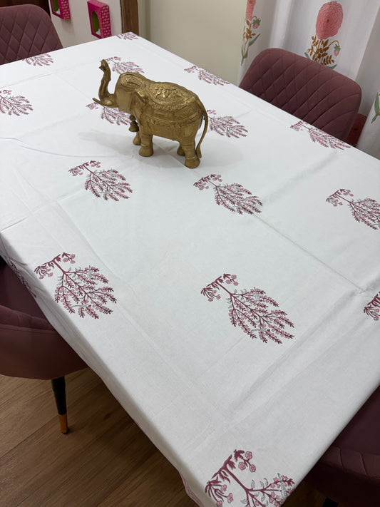 Rose Pink Parrot Table Cover