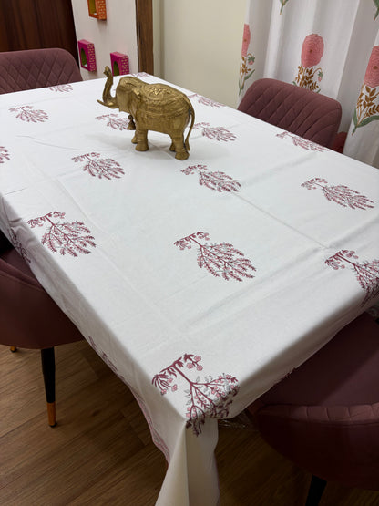 Rose Pink Parrot Table Cover
