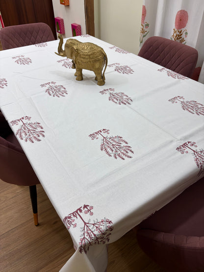 Rose Pink Parrot Table Cover