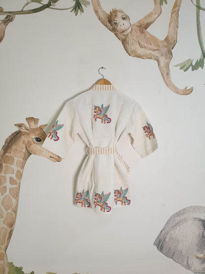 Kids Bathrobe- Unicorn