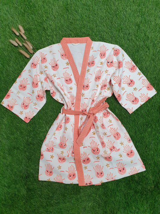 Kids Bathrobe- Jellyfish