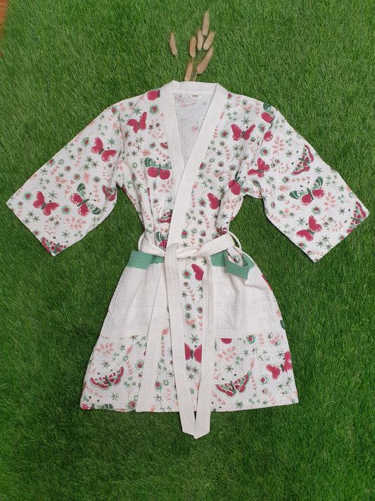 Kids Bathrobe- Butterfly