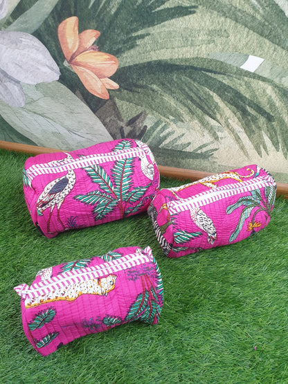 Pink Panther 3 Piece Pouch Set