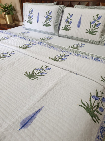 Chandra Mahal Bedsheet & Bedcover Set