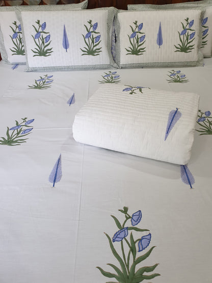 Chandra Mahal Quilted Reversible Bedcover