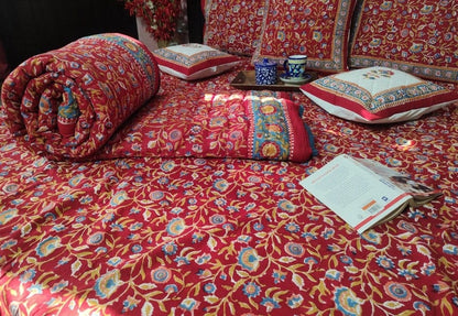 Shalimar Bedsheet & Quilt Set