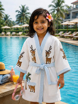 Kids Bathrobe- Deer
