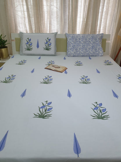 Chandra Mahal Percale Bedsheet