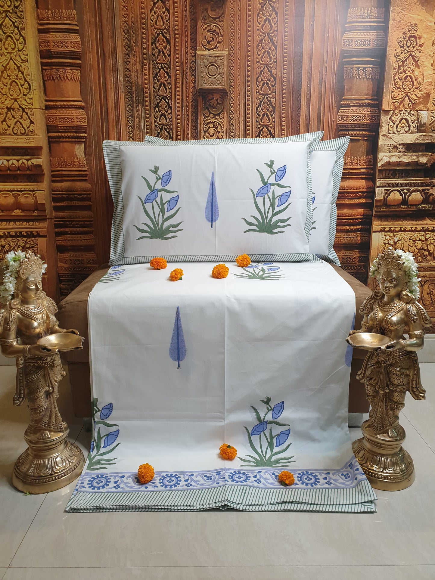 Chandra Mahal Percale Bedsheet