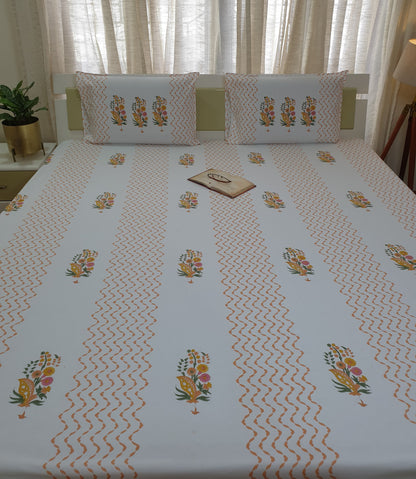 Guldasta Percale Bedsheet