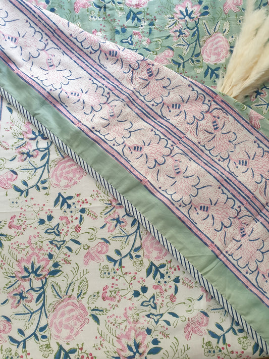 Organic Mulmul Cotton Dohar AC Blanket - Butterfly