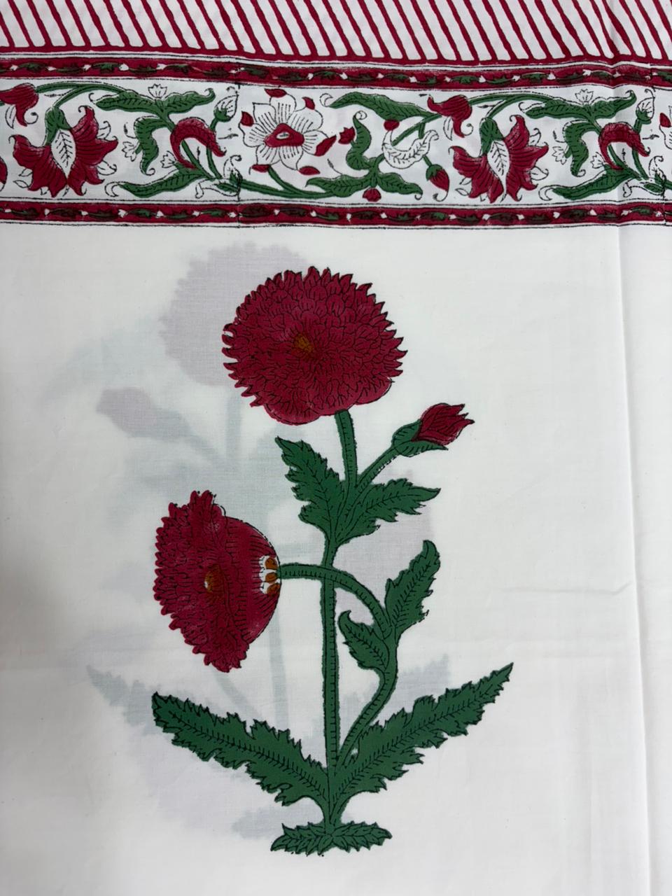 Laal Ishq Percale Cotton Bedsheet